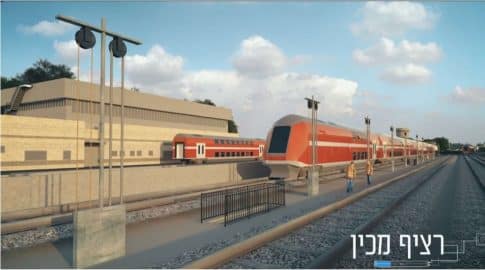 רציף מכין רכבת ישראל